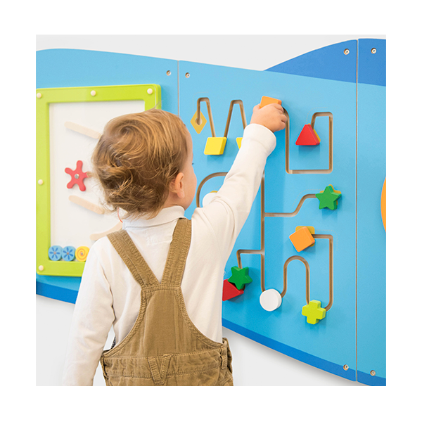 Paneles para pared con actividades Avión