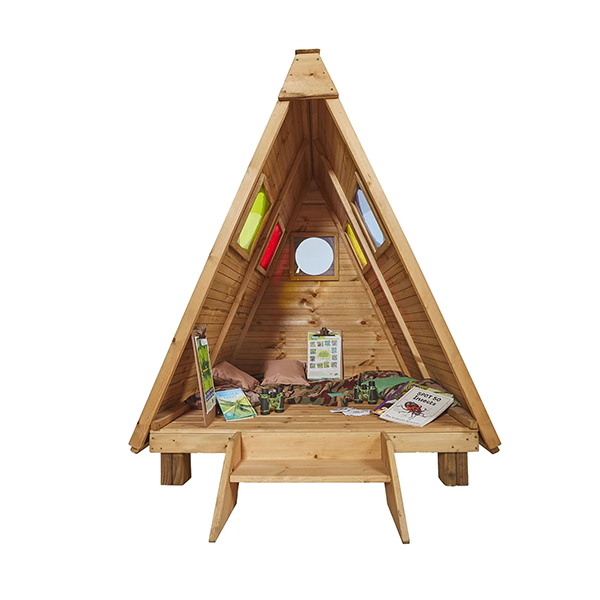 Escondite observatorio del bosque