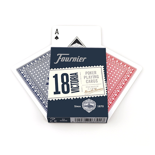 Baraja póker Nª 18 en estuche cartón