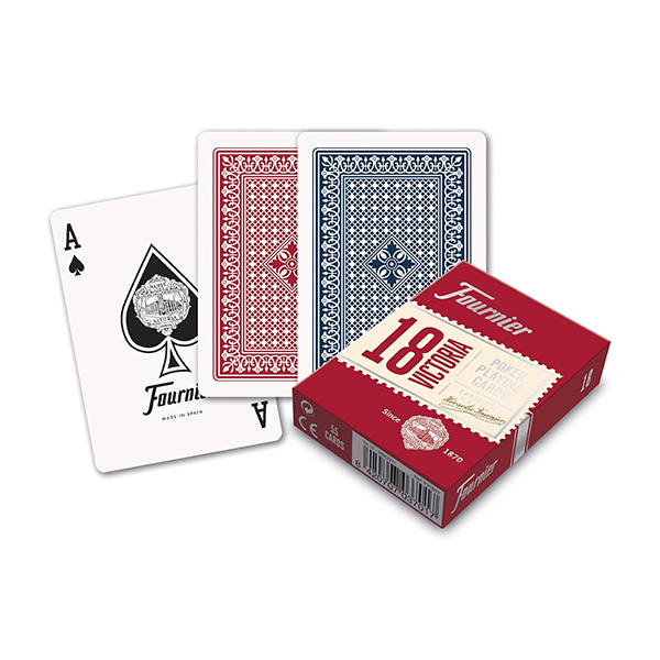 Baraja póker Nª 18 en estuche cartón