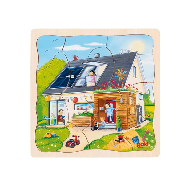 Puzzle de capas, construimos una casa