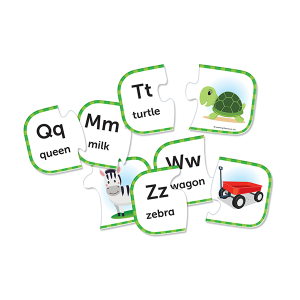 Tarjetas puzzle ABC cards