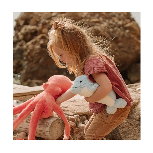 Doris el delfín azul claro eco WWF 25 cm