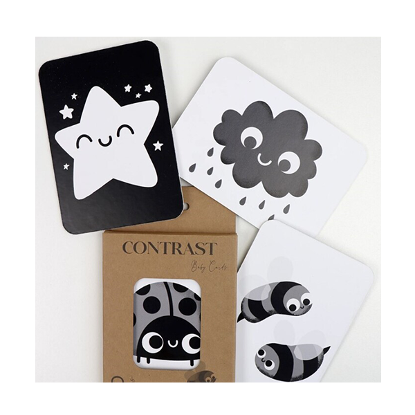 Cartas de contrastes para bebés