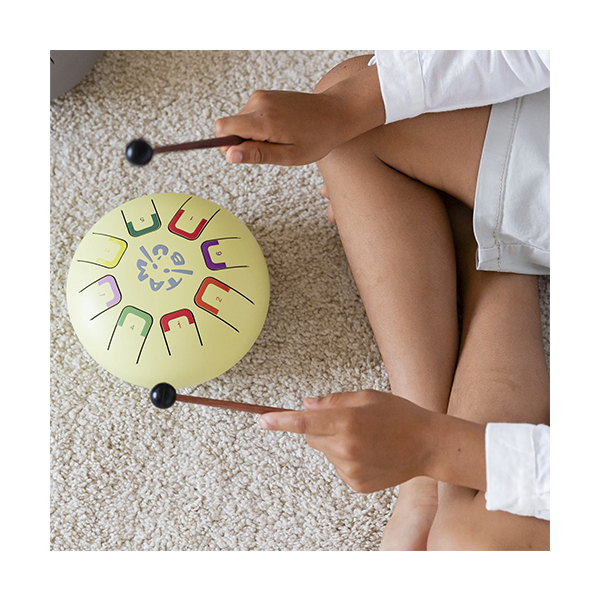 Baby Tambú amarillo 8 notas Ø15 cm