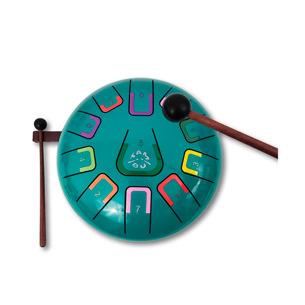 Tambú 20 cm 11 notas turquesa