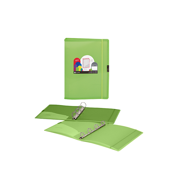 Carpeta pp. Dune 4 anillas 40 mm. Verde (4/12)