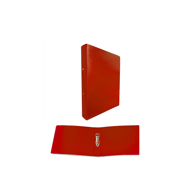 ¿Carpeta cartón 2 anillas 25 mm. Roja