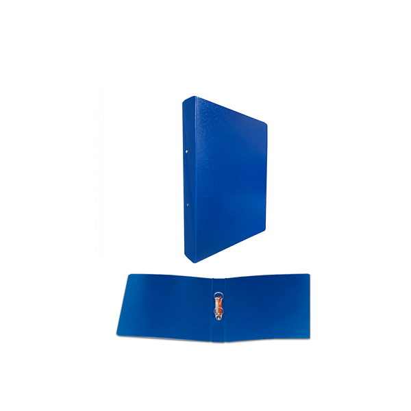 ¿Carpeta cartón 2 anillas 25 mm. Azul