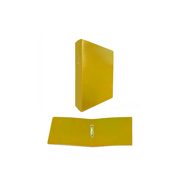 ¿%Carpeta cartón 2 anillas 40 mm. Amarilla