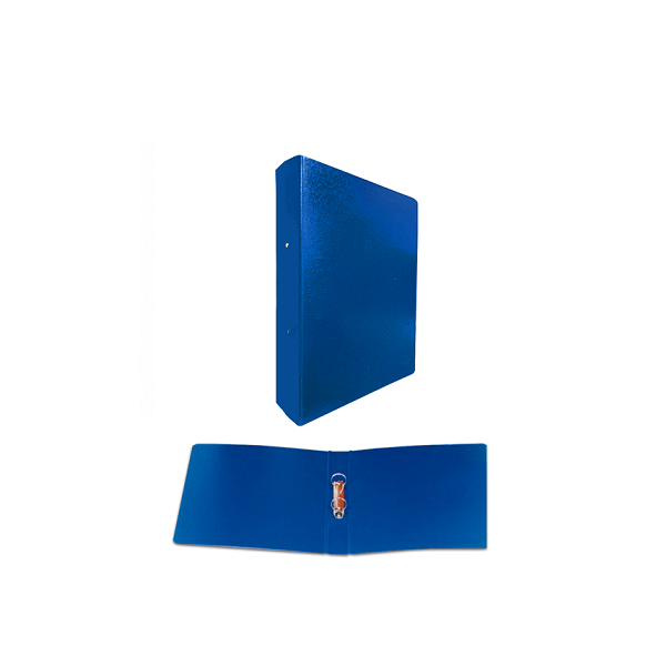 ¿%Carpeta cartón 2 anillas 40 mm. Azul