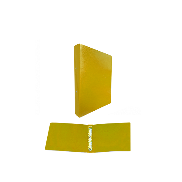 ¿Carpeta cartón 4 anillas 25 mm. Amarilla