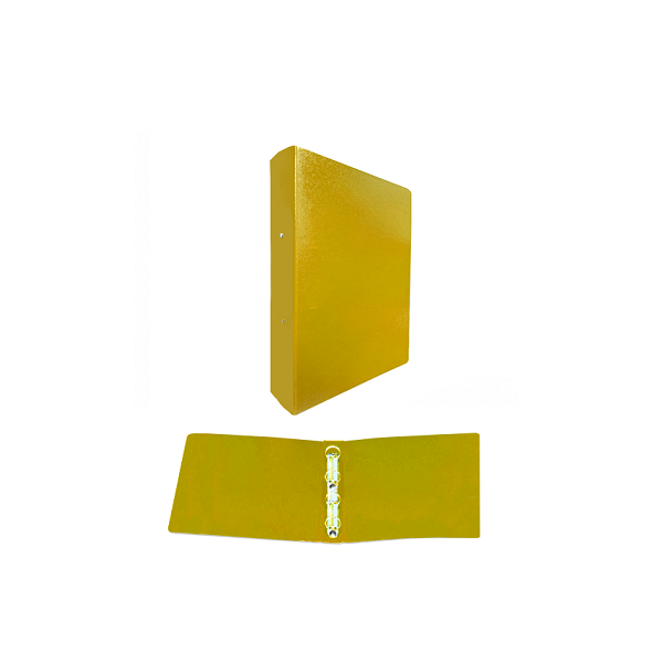 ¿%Carpeta cartón 4 anillas 40 mm. Amarilla