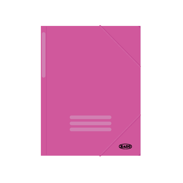 Carpeta gomas cartón Fucsia (100)