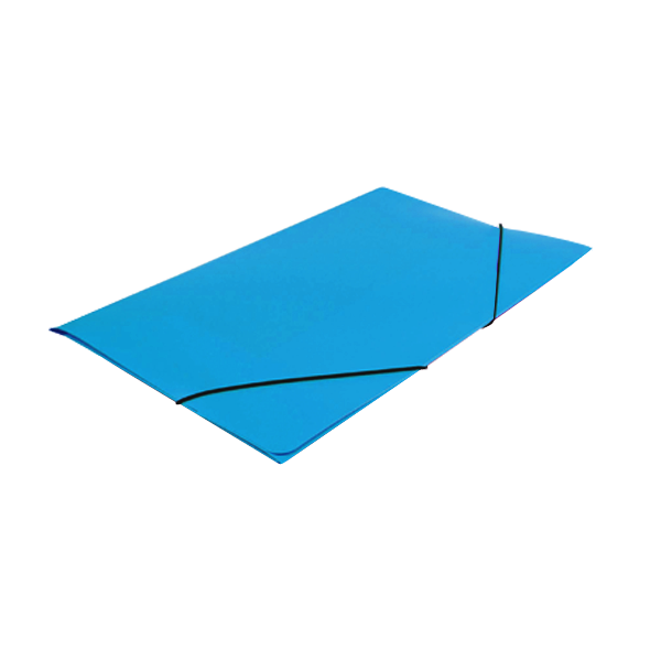 Carpeta gomas poliprop. Azul (12/120)