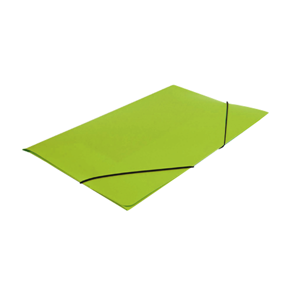 Carpeta gomas poliprop. Verde claro (12/120)
