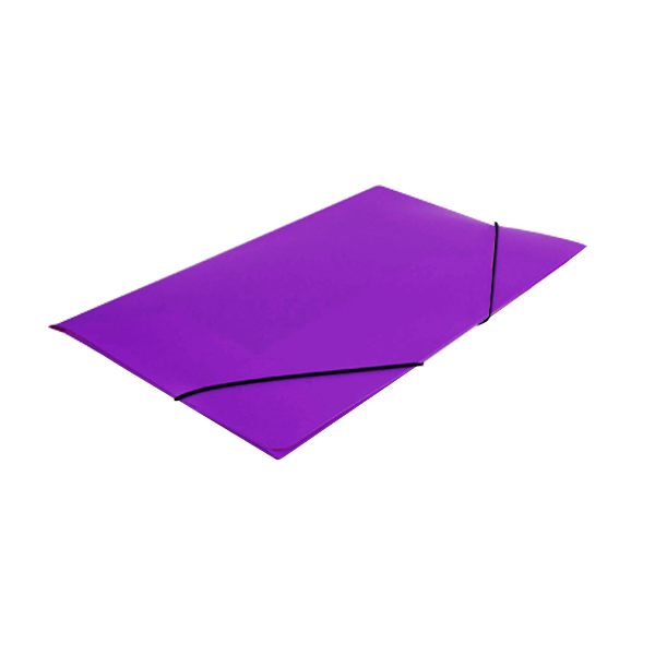 Carpeta gomas poliprop. Violeta (12/120)