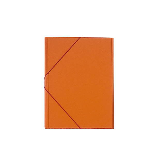 Carpeta gomas solapa PVC Saro. Naranja (24)