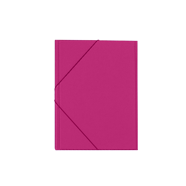 Carpeta gomas solapa PVC Saro. Fucsia (24)