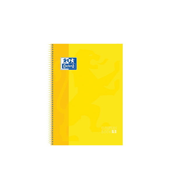 Cuaderno Oxford microperforado 80 h. Amarillo (5)