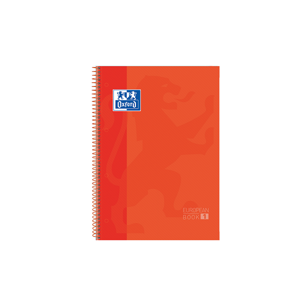 Cuaderno Oxford microperforado 80 h. Rojo (5)