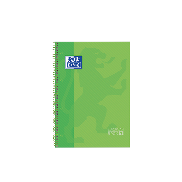 Cuaderno Oxford microperforado 80 h. Verde (5)