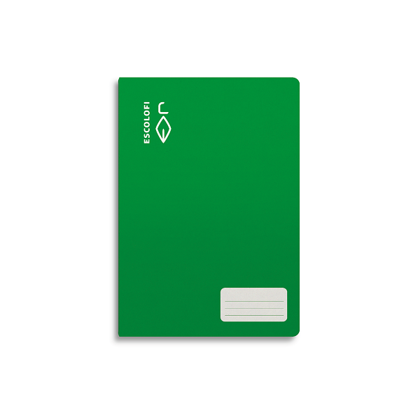 Libreta Escolofi 32 h. 4º cuadr. 4 margen Verde (10)