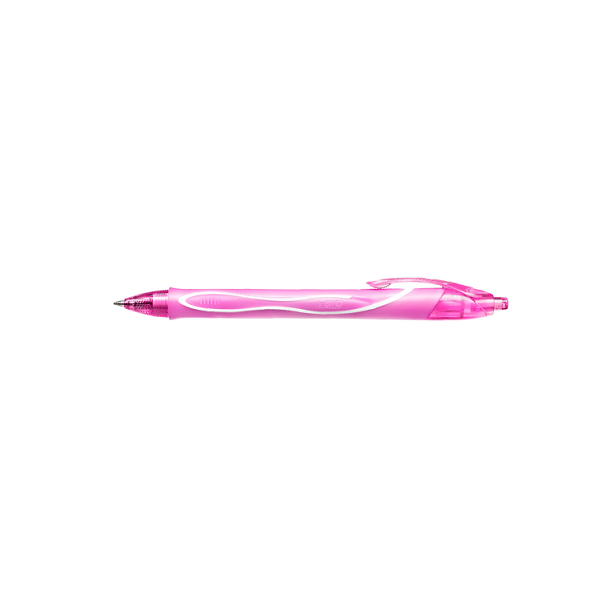 Bolígrafo Bic Gel-ocity Quick Dry Rosa (12)