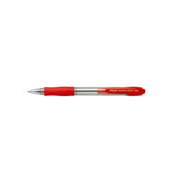 Bolígrafo Pilot Super Grip Rojo (12)