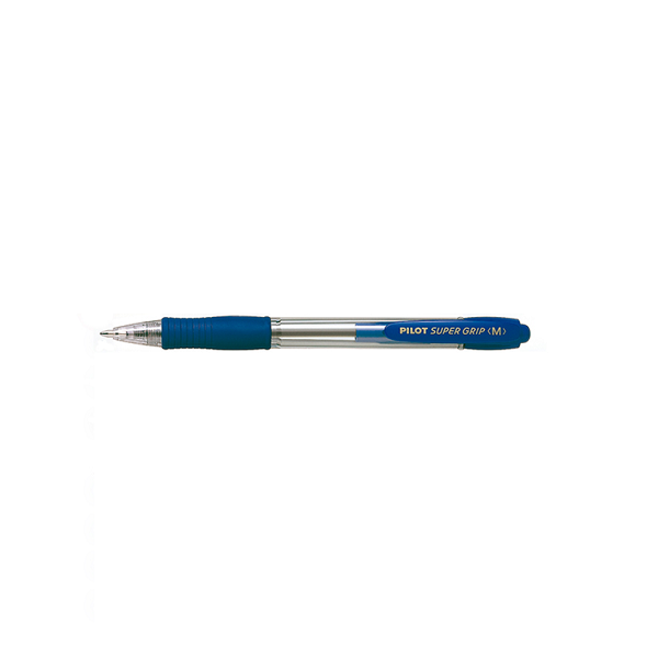 Bolígrafo Pilot Super Grip Azul (12)