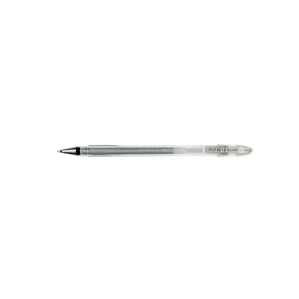 **Bolígrafo gel Pilot G-1 Plata