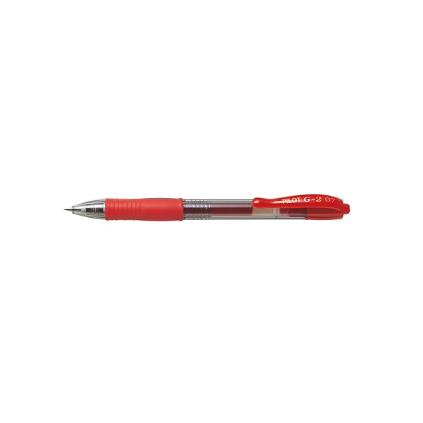 Bolígrafo gel Pilot G-2 Rojo (12)