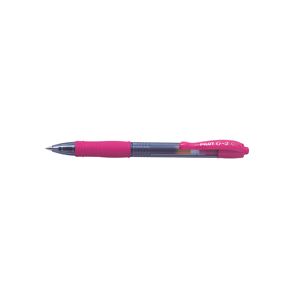 Bolígrafo gel Pilot G-2 Rosa pastel (12)