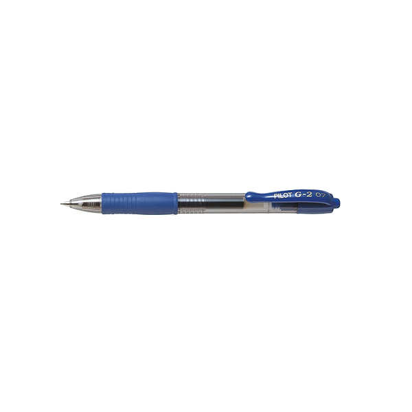 Bolígrafo gel Pilot G-2 Azul (12)