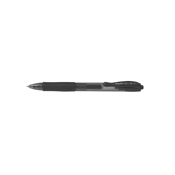 Bolígrafo gel Pilot G-2 Negro (12)