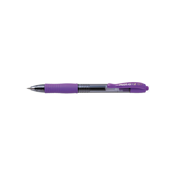 Bolígrafo ges Pilot G-2 Violeta pastel (12)