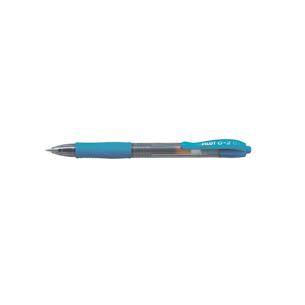 Bolígrafo gel Pilot G-2 Azul pastel (12)