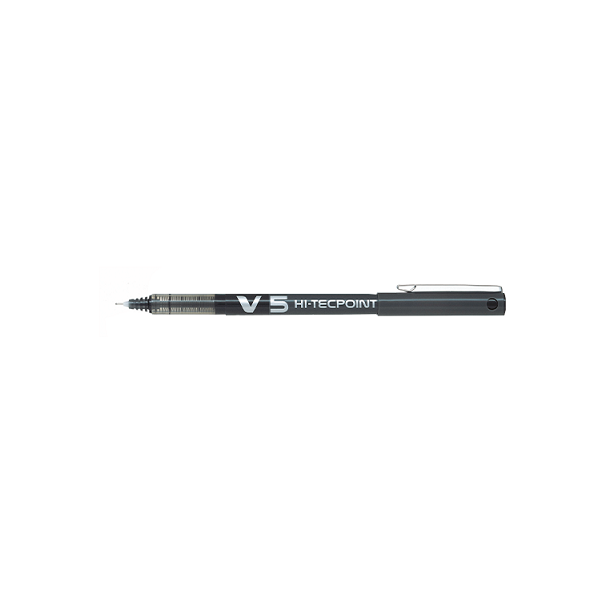 Rotulador Pilot V5 Negro (12)