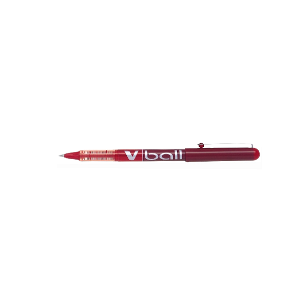 Rotulador Pilot V-Ball Rojo (12)