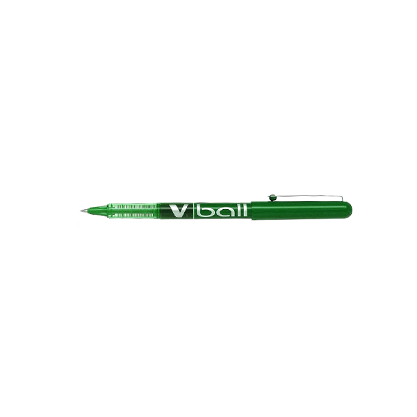 Rotulador Pilot V-Ball Verde  (12)