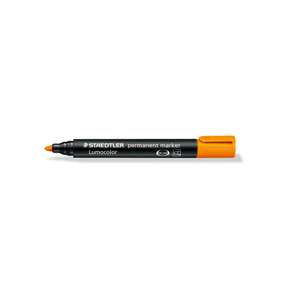 Rotulador Lumocolor Staedtler 352 Naranja (10)