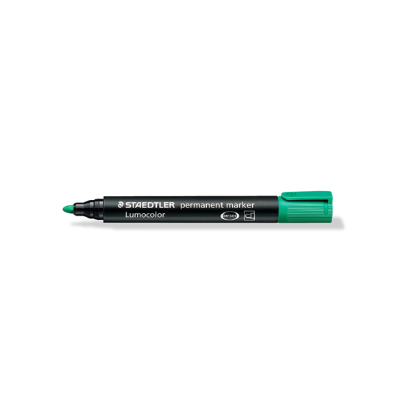 Rotulador Lumocolor Staedtler 352 Verde (10)