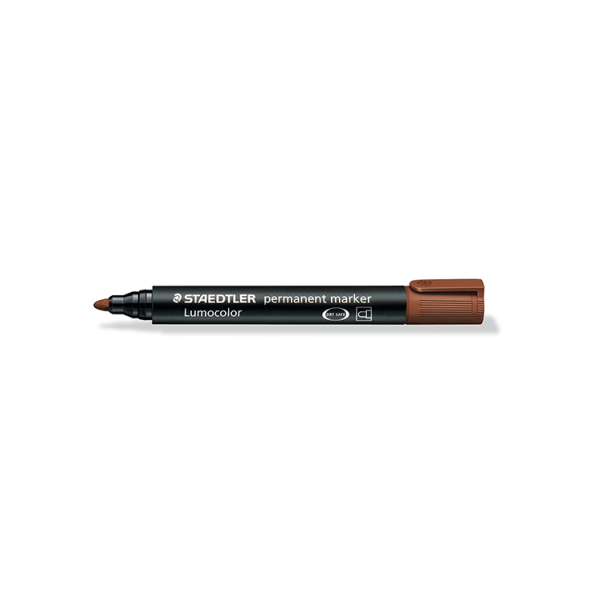 Rotulador Lumocolor Staedtler 352 Marrón (10)