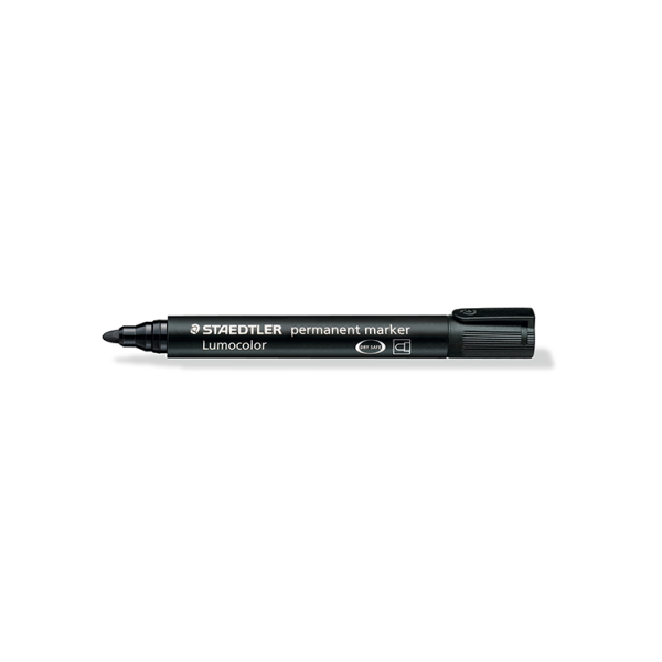 Rotulador Lumocolor Staedtler 352 Negro (10)