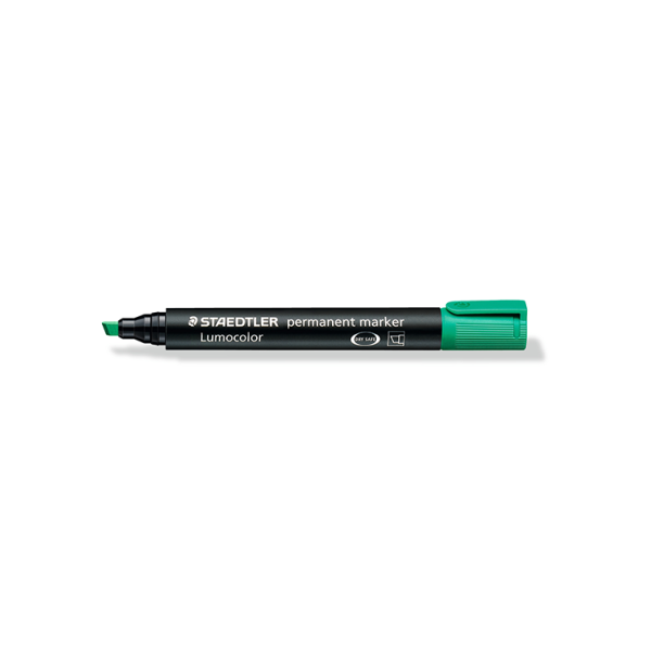 Rotulador Lumocolor Staedtler 350 Verde (10)