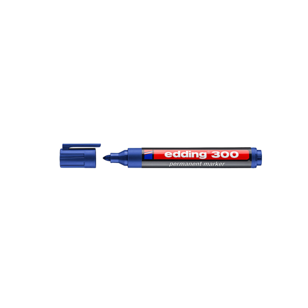 Marcador Edding 300 Azul  (10)