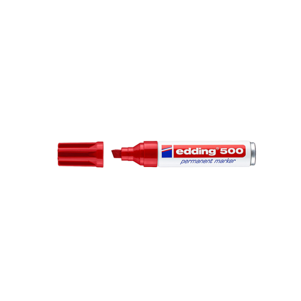 Rotulador Edding 500 Rojo  (10)