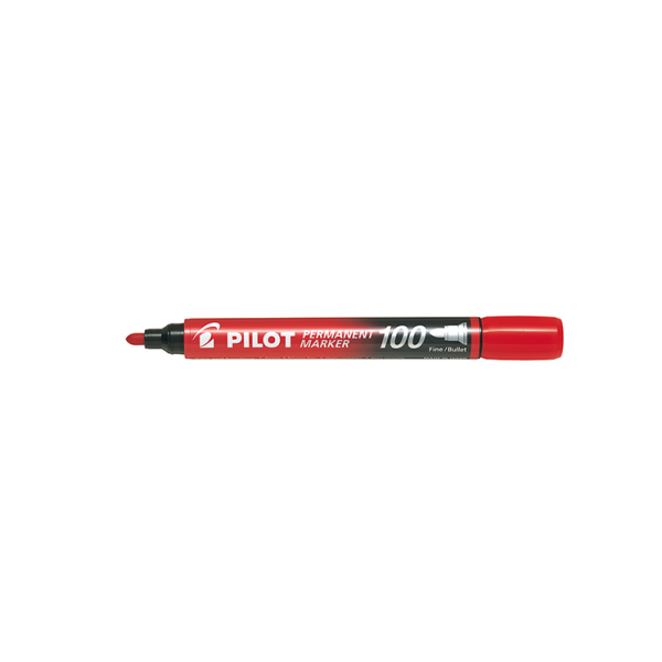 Rotulador Pilot Marker 100 Rojo (12)