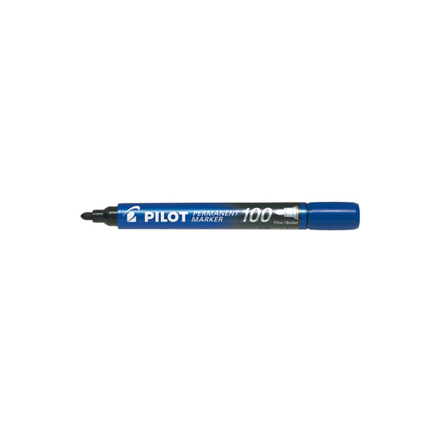 Rotulador Pilot Marker 100 Azul (12)