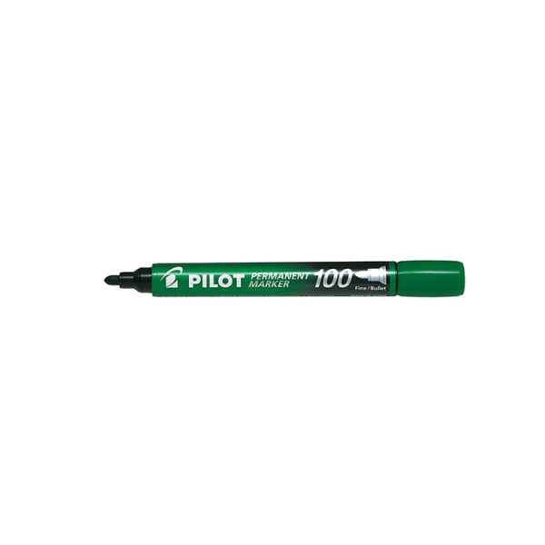 Rotulador Pilot Marker 100 Verde (12)